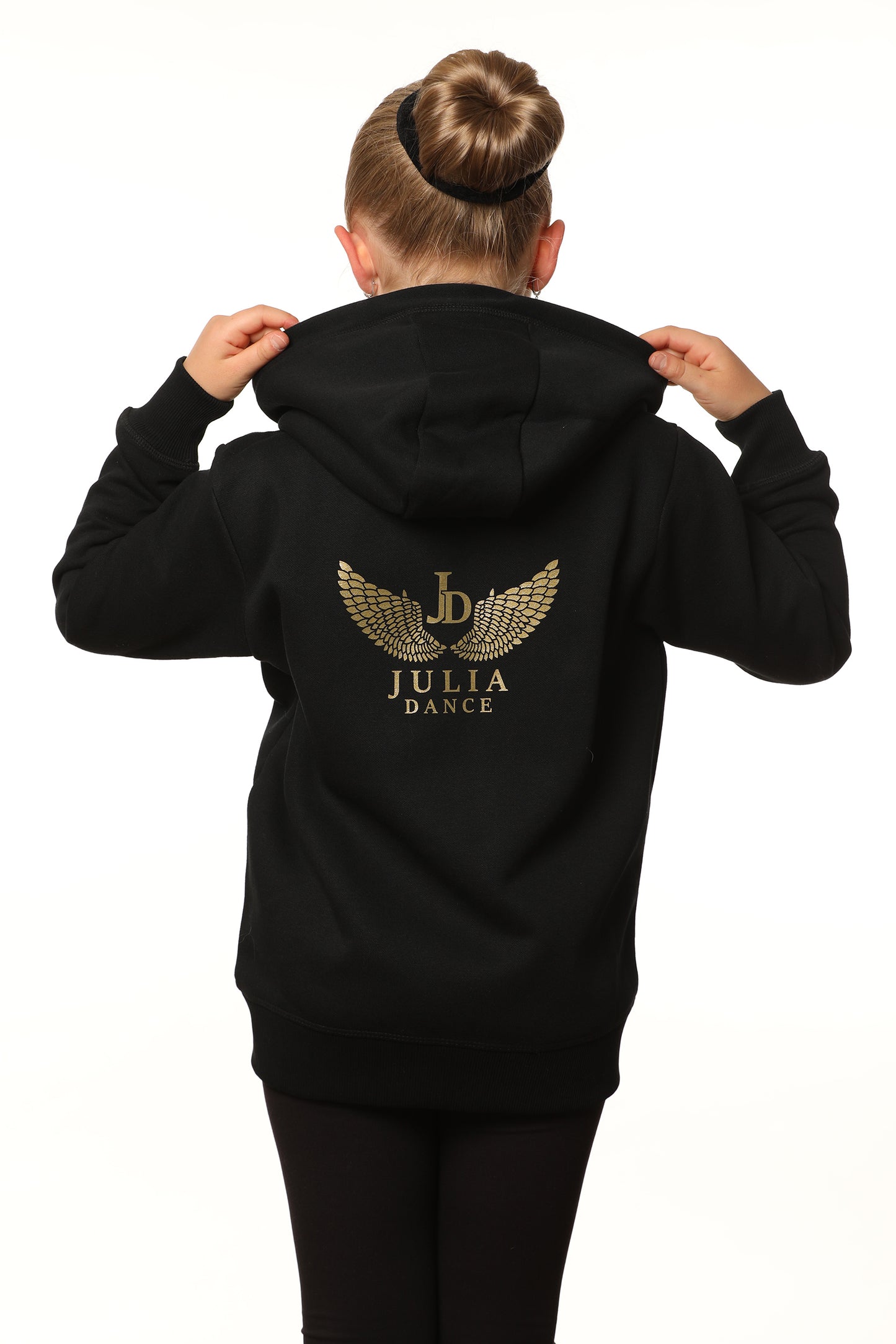 Julia Dance Hoodie schwarz – Gemeinsam auftreten, gemeinsam wachsen.