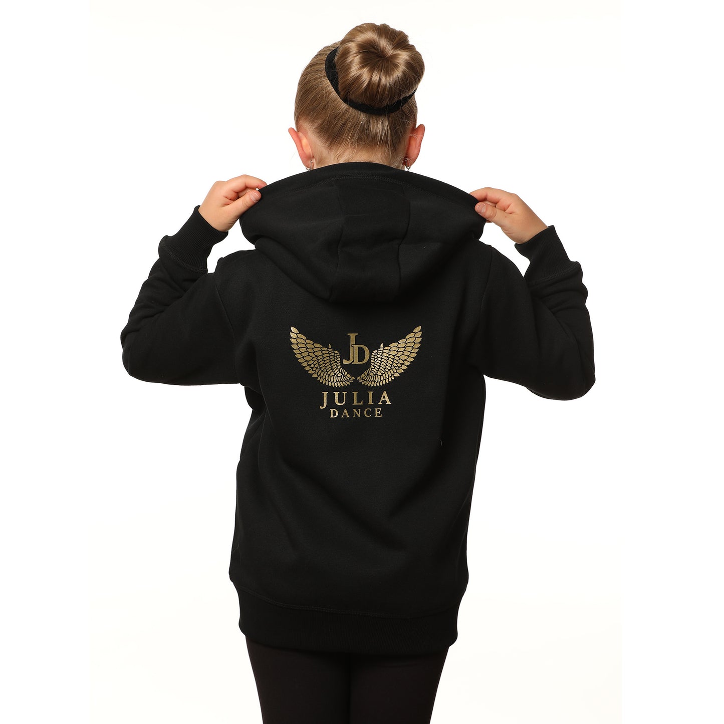 Julia Dance Hoodie schwarz – Gemeinsam auftreten, gemeinsam wachsen.