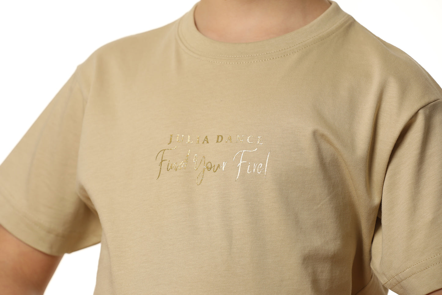 Julia Dance Team-Shirt beige – Gemeinsam sichtbar, gemeinsam stark