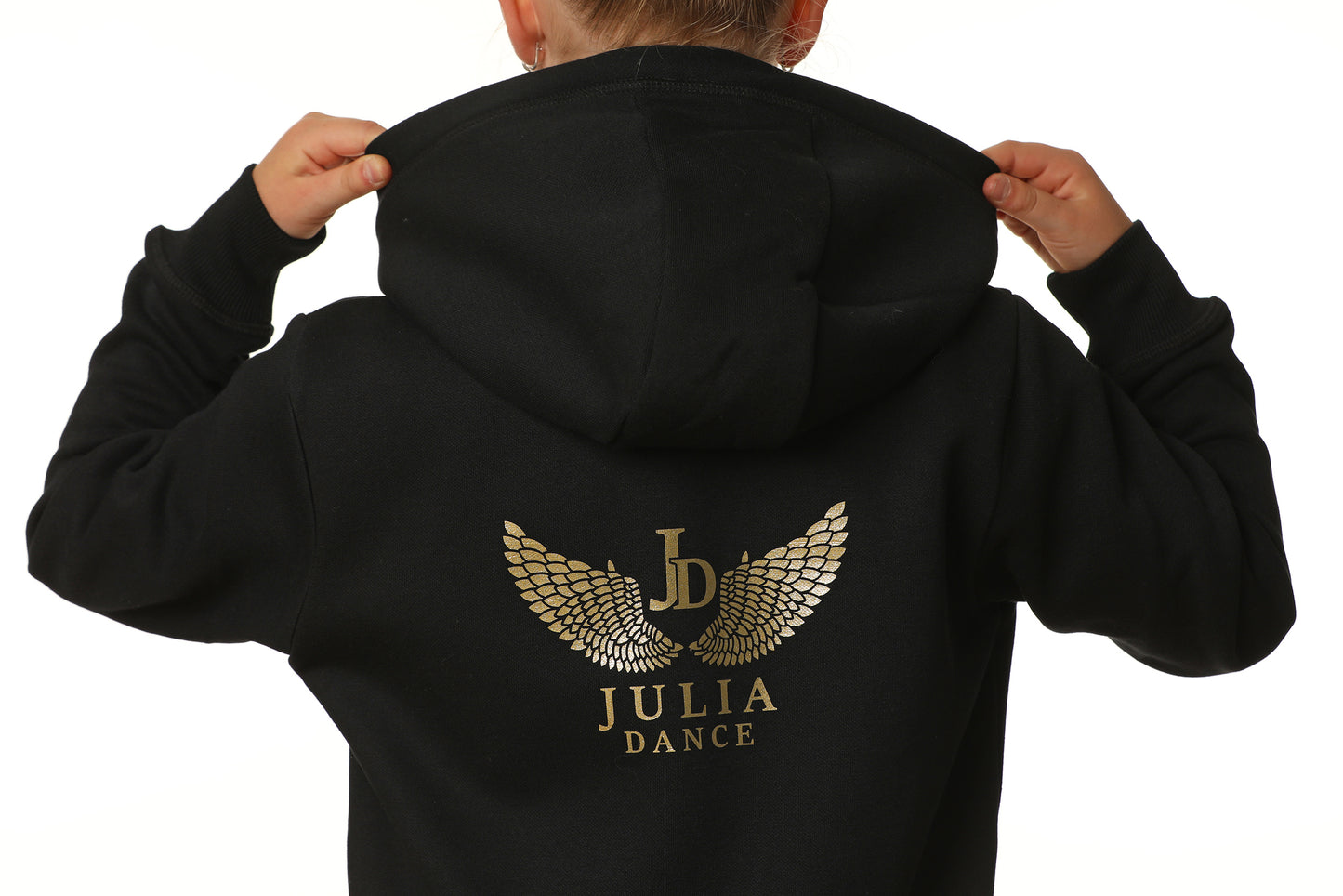 Julia Dance Hoodie schwarz – Gemeinsam auftreten, gemeinsam wachsen.